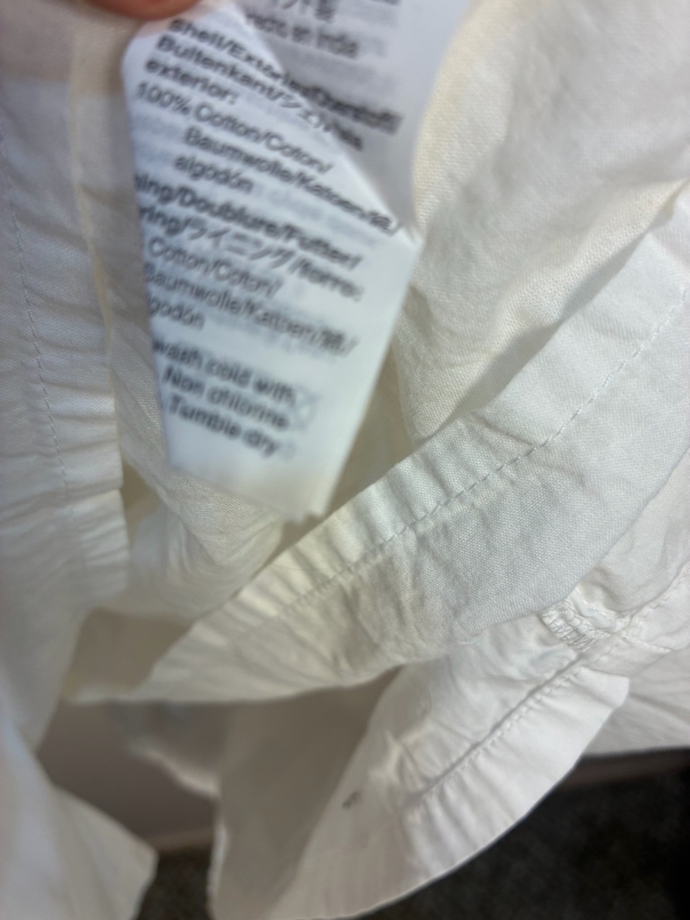 J.Crew White Cotton Tiered Dress - Picture 9 of 12
